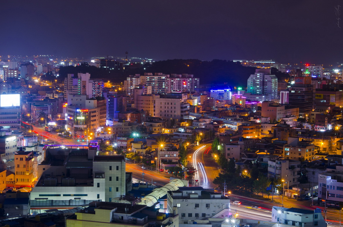 photo "***" tags: city, landscape, architecture, night, корея