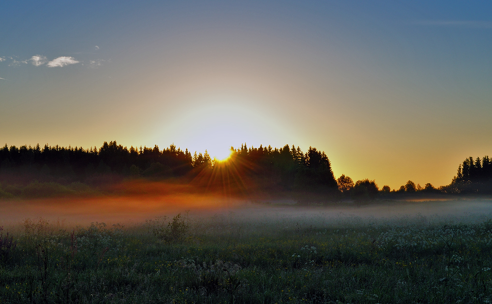 photo "***" tags: landscape, summer, рассвет.