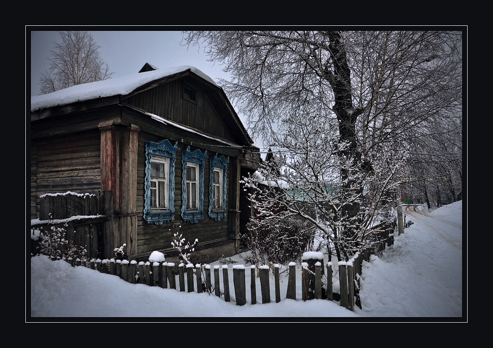 фото "В деревне зимой" метки: природа, зима, мороз