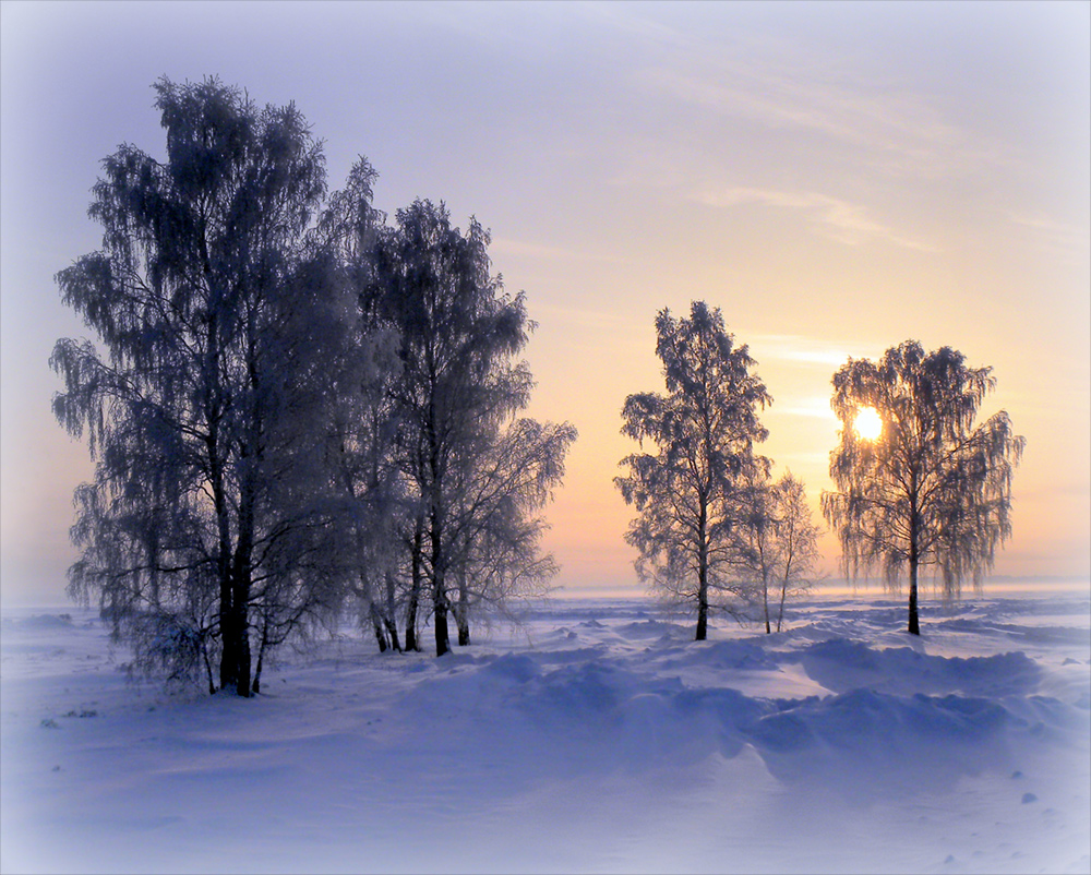 photo "This is my Winter." tags: landscape, sunset, winter