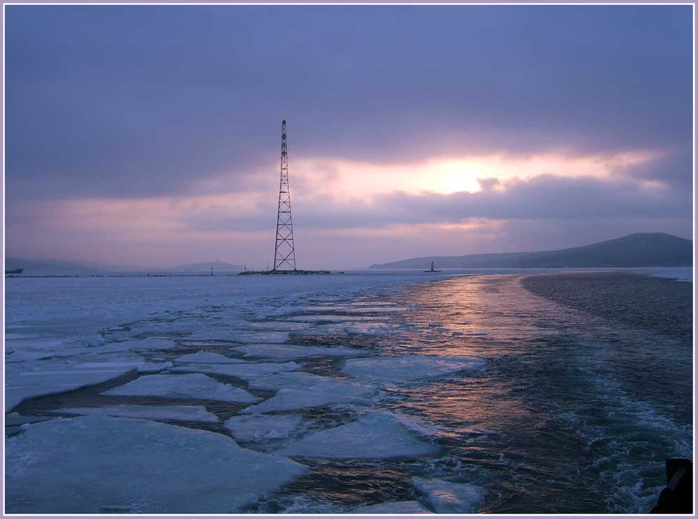 photo "***" tags: landscape, travel, nature, sea, winter, рассвет.