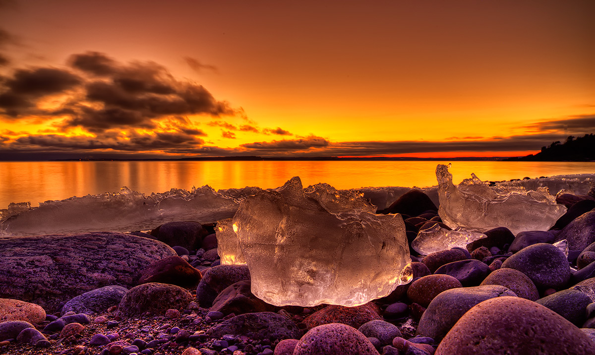 photo "***" tags: landscape, Europe, Ice, sunset