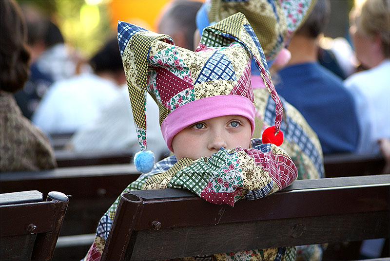 photo "Грустный скоморох" tags: portrait, children, концерт