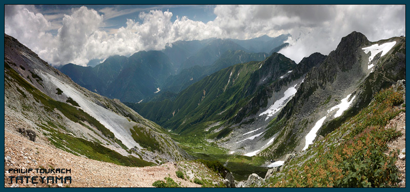 photo "Tateyama" tags: landscape, travel, japan, snow, tateyama, гора, склон, татеяма, тояма, япония