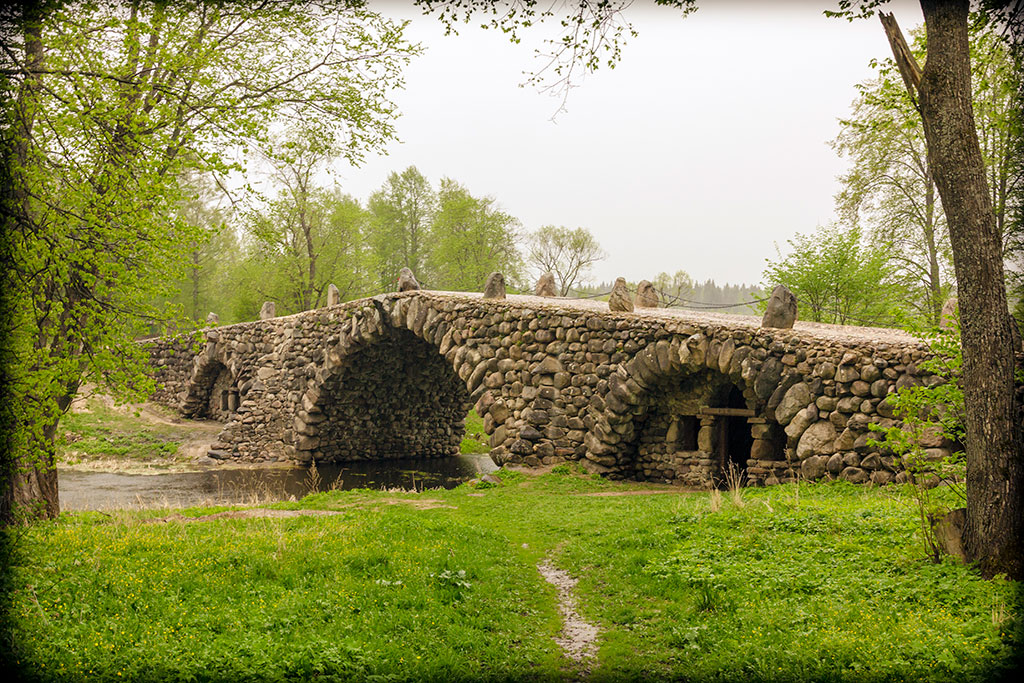 photo "Devil's Bridge" tags: landscape, architecture, bridge, rain, spring, Торжок