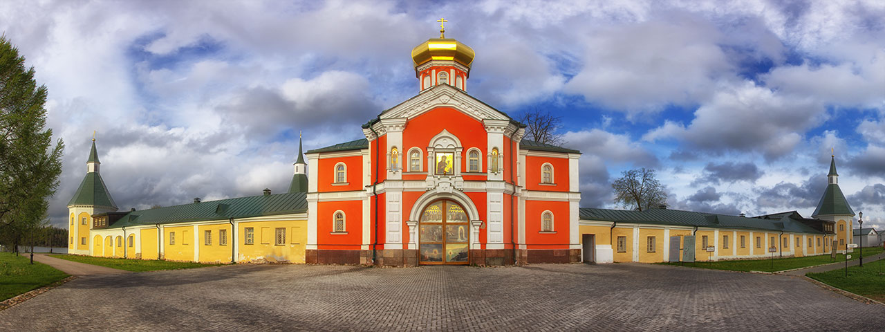 фото "Валдай. Иверский монастырь" метки: архитектура, панорама, 