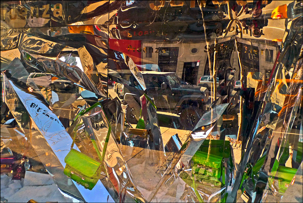 photo "The Green Jeep" tags: abstract, misc., 