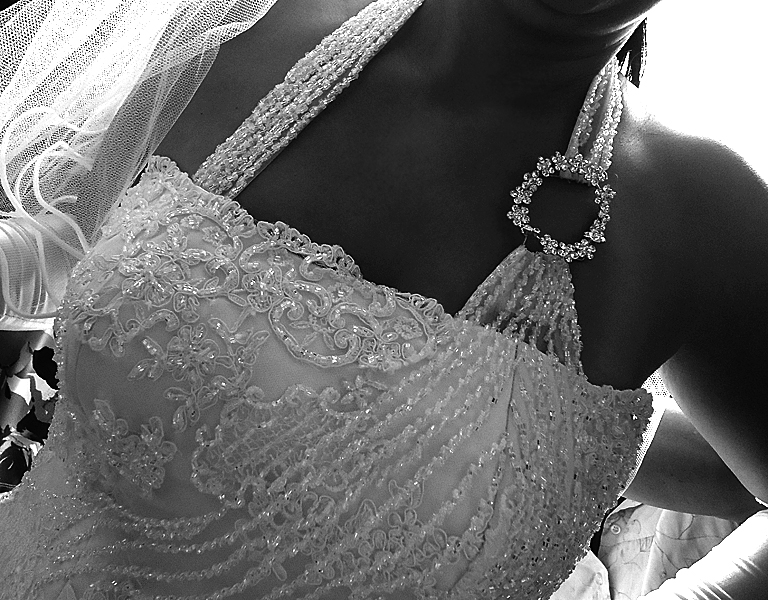 photo "Wedding dress" tags: black&white, 