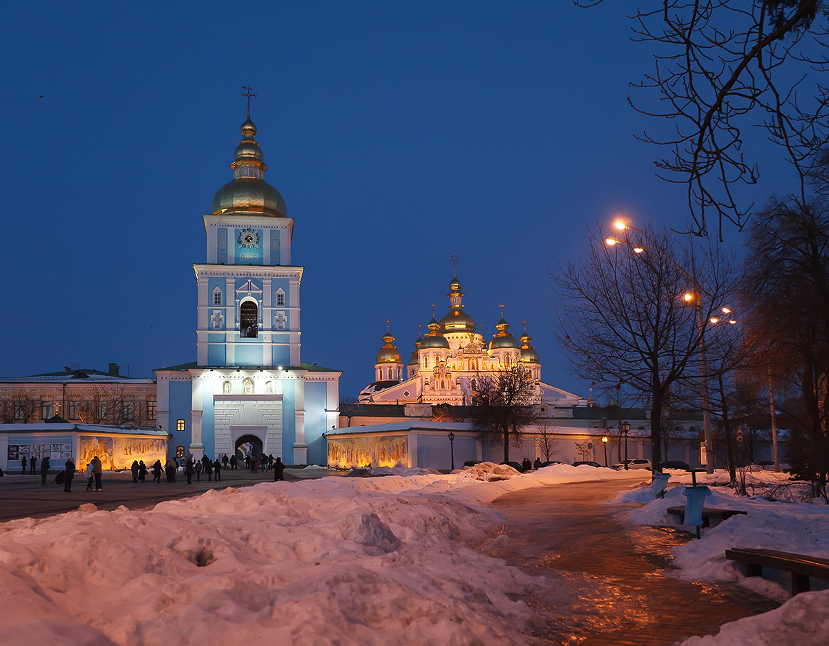 photo "***" tags: architecture, city, travel, Ukraine, winter, Киев, церковь