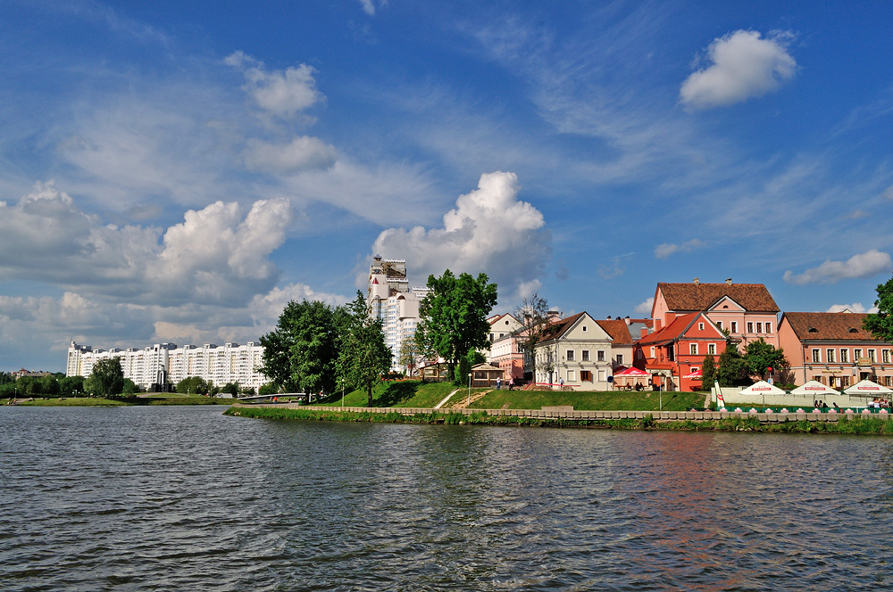 photo "***" tags: landscape, city, clouds, spring, water