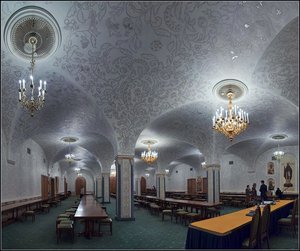 photo "hall of church Cathedral of Christ the Savior" tags: architecture, interior, panoramic, 