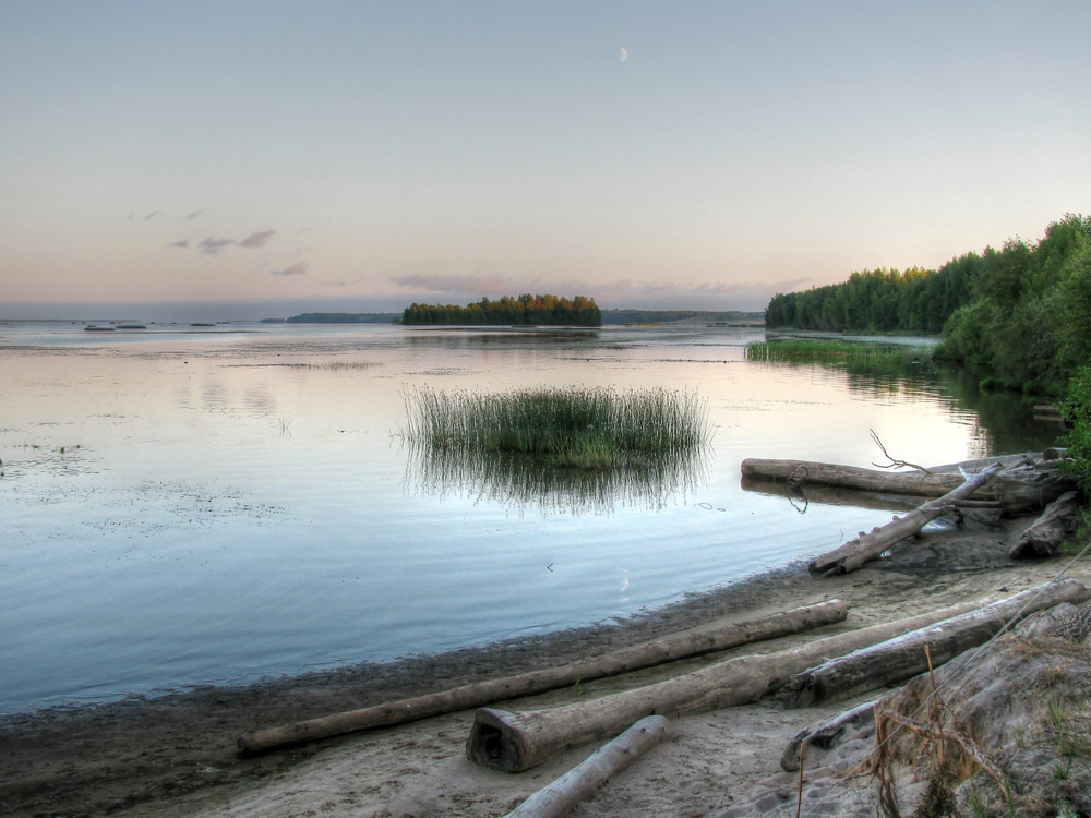 photo "***" tags: landscape, evening, river, water, Унжа