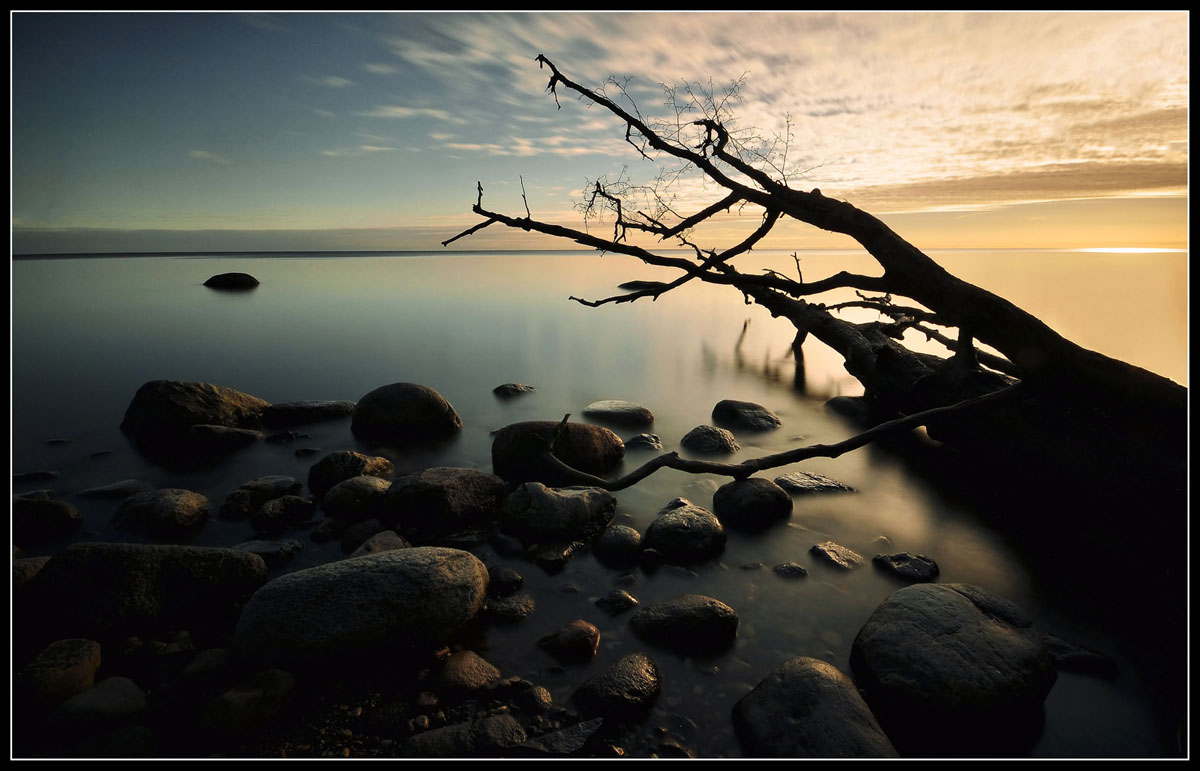 photo "На берегу море..." tags: landscape, Nikon D90.Sigma 10-20 +Nisi ND