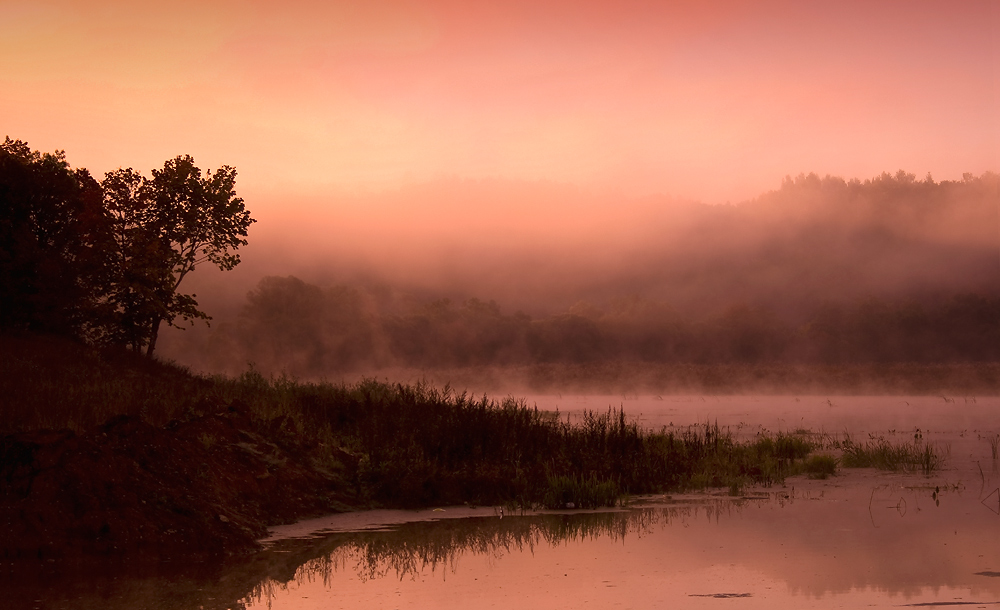 photo "***" tags: landscape, fog, water, заря