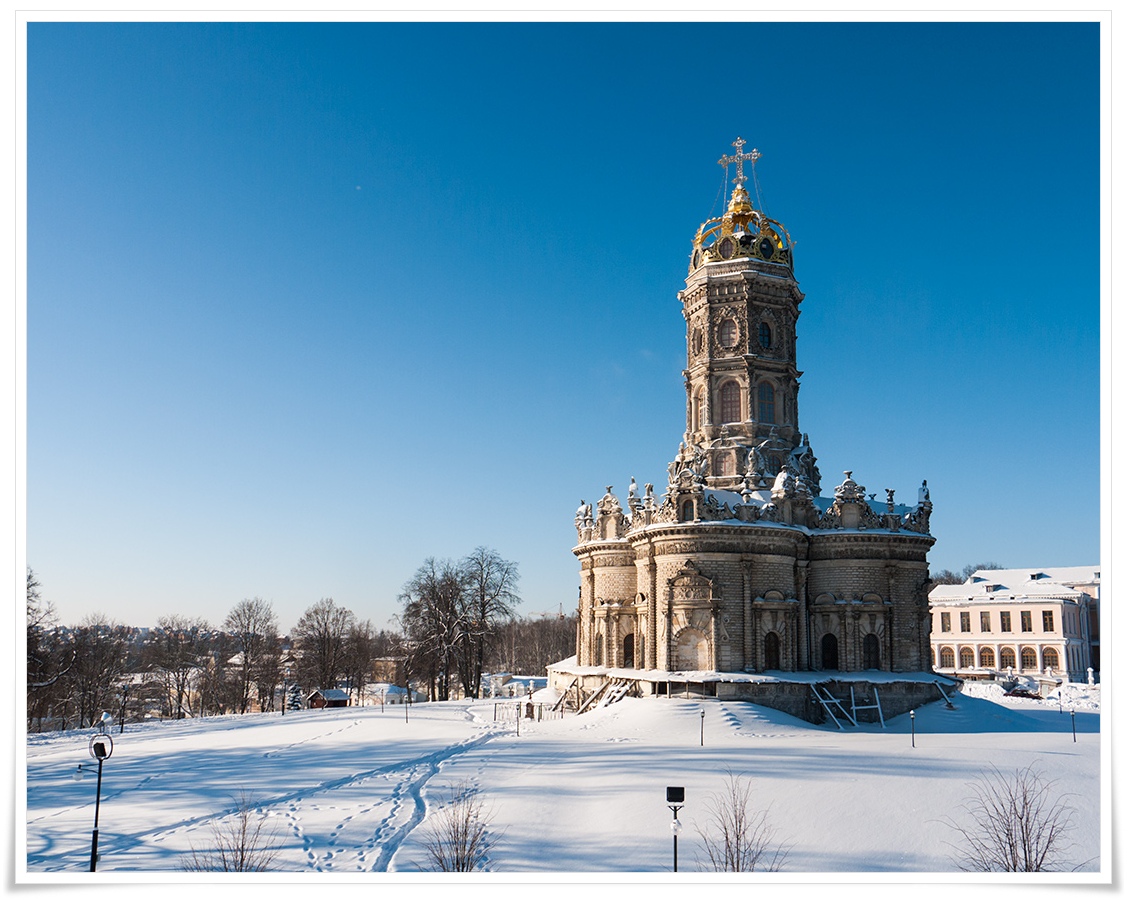 photo "Built by unknown masters" tags: architecture, landscape, temple, winter