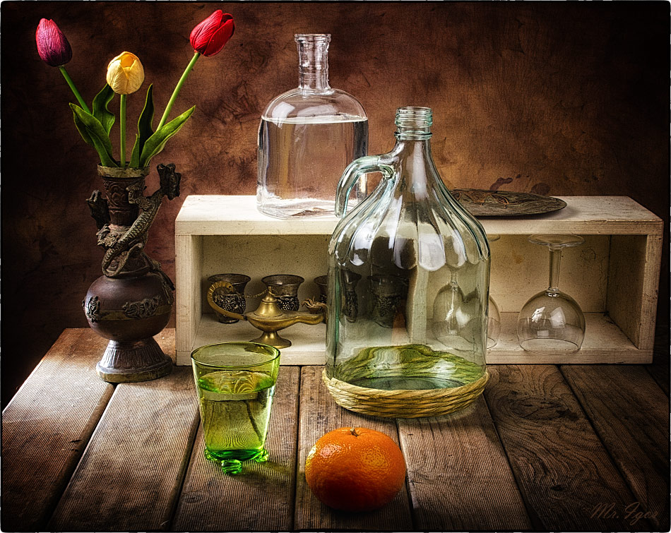 photo "With a glass of water" tags: still life, With a glass of water