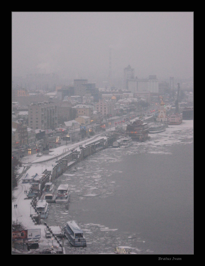 photo "Kyiv in the fog" tags: landscape, city, 