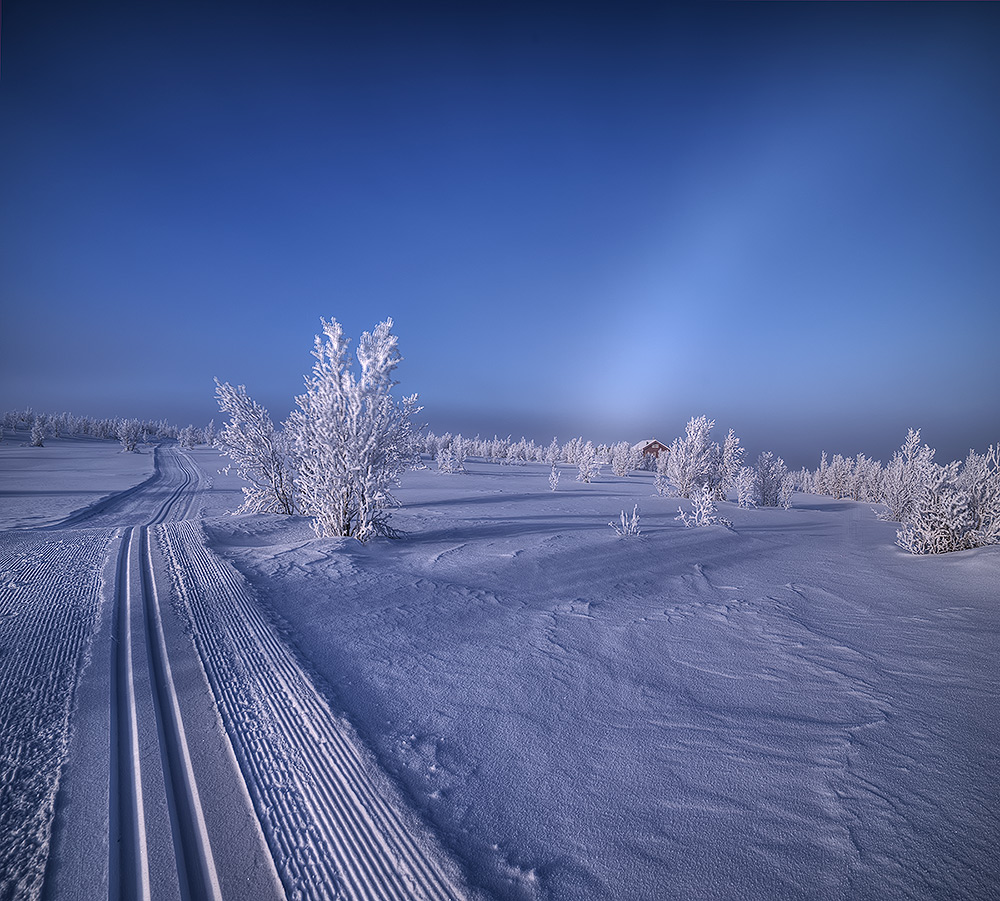 фото "Blue Morning" метки: пейзаж, Europe, горы, зима, снег