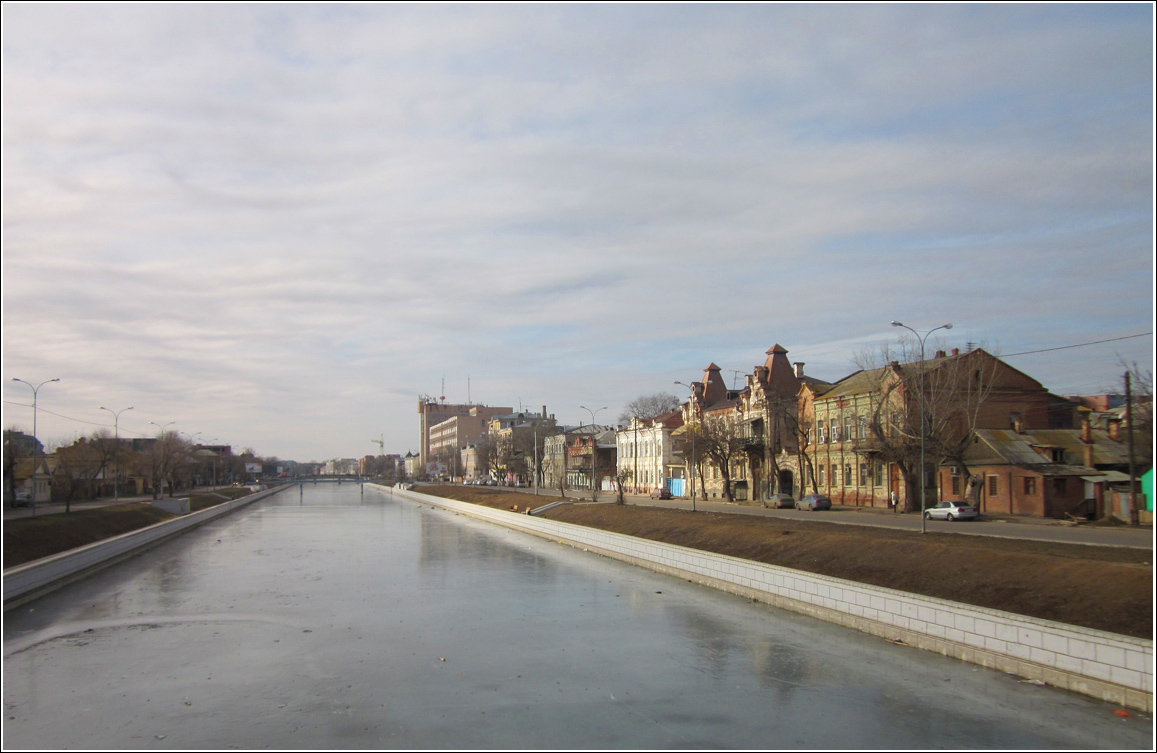 photo "The city of Astrakhan. January 2013." tags: architecture, street, travel, clouds, winter, астрахань, январь