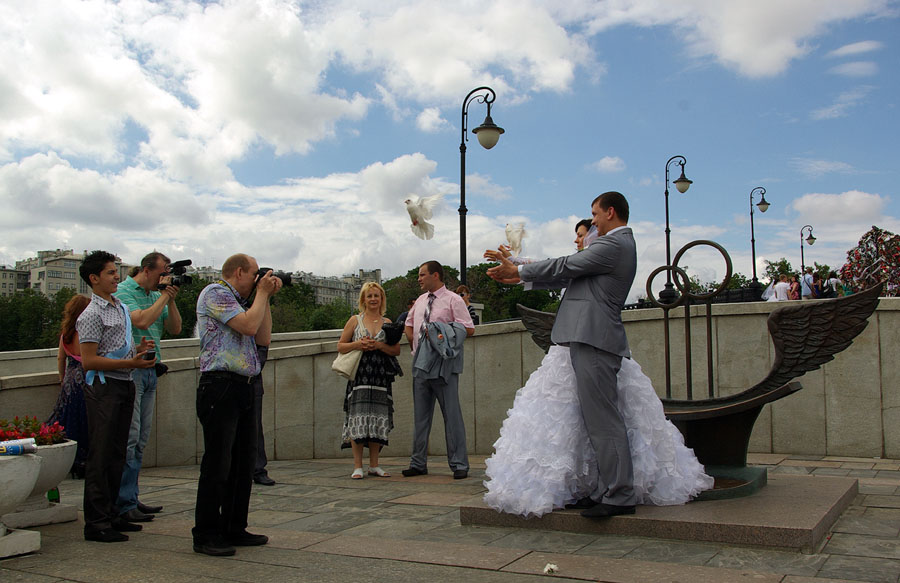фото "Свадебное фото" метки: жанр, стрит-фото, свадьба