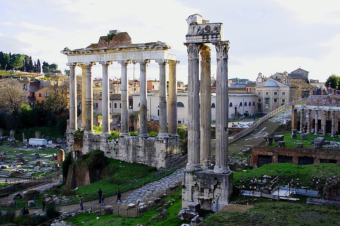 photo "Columns of the temple of Saturn." tags: landscape, architecture, 