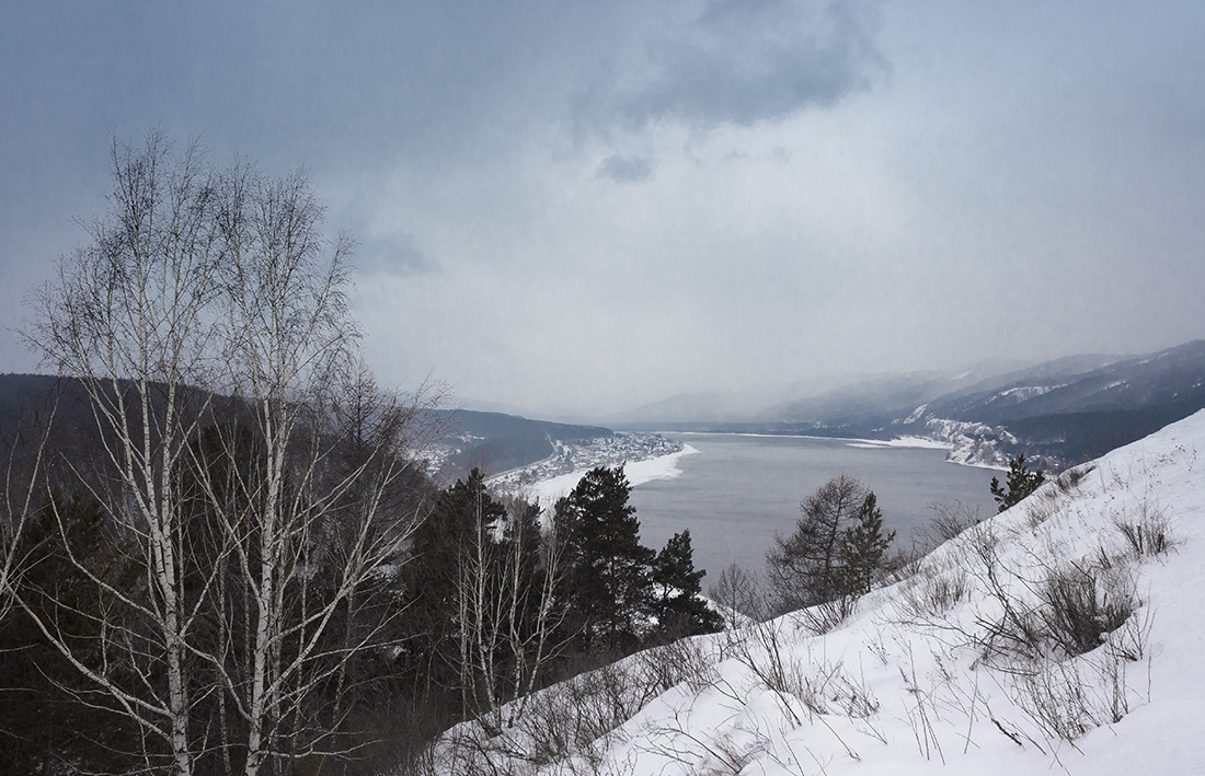 photo "Enisey river in february" tags: landscape, nature, Krasnoyarsk, Енисей, Красноярский край, сибирь