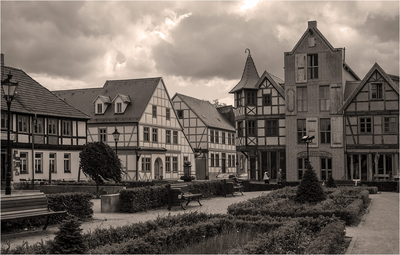 фото "Tangermünde..." метки: город, Tangthmünde, foto liubos, Европа, германия, улочки, фахверк