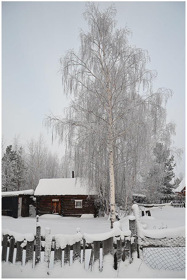 фото "Банька" метки: пейзаж, природа, разное, деревня, зима