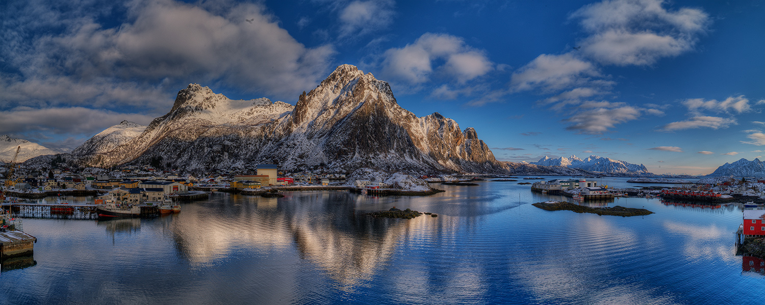 photo "Svolvær" tags: landscape, Europe, Ice, clouds, snow, water, winter