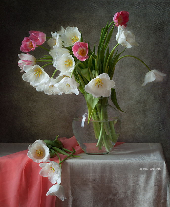 photo "***" tags: still life, flowers, light, still life, букет, тюльпаны, фотонатюрморт