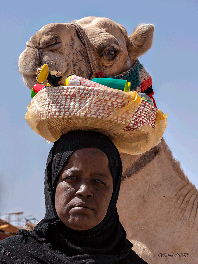 photo "Double portrait!" tags: portrait, travel, Africa, pets/farm animals, woman