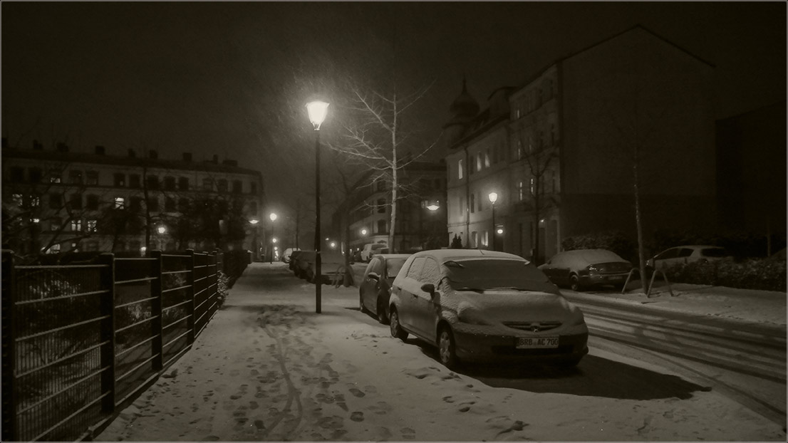 photo "***" tags: landscape, city, Europe, evening, foto liubos, snow, бранденбург, германия, март