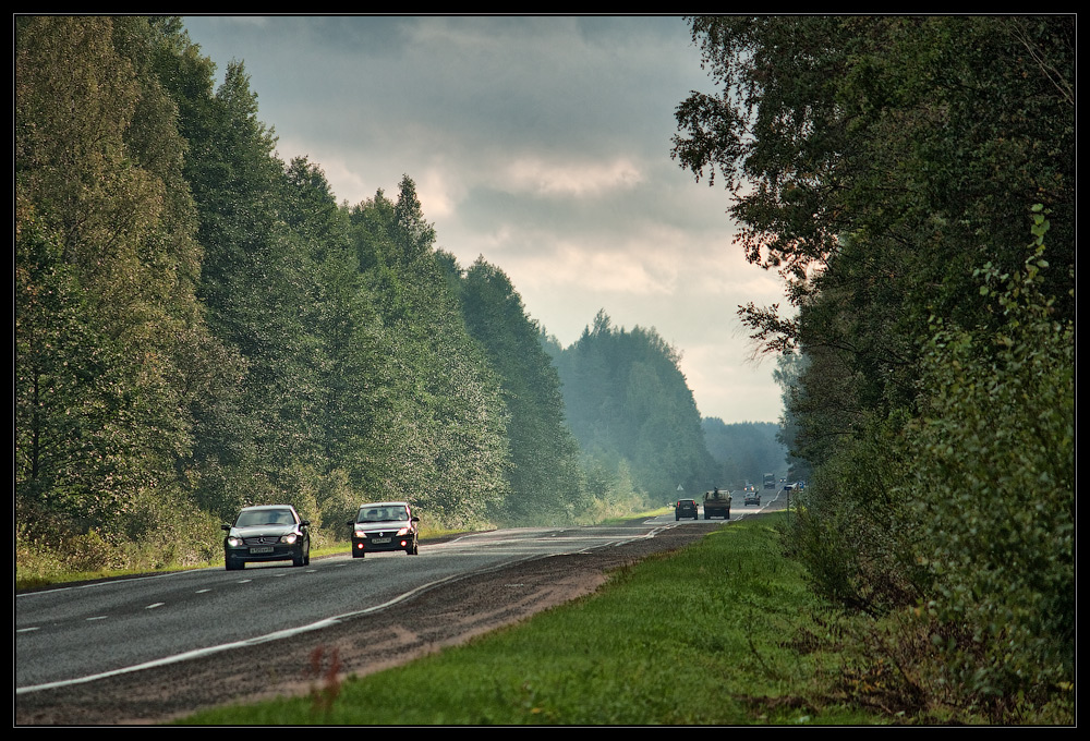 фото "Федеральная трасса :)" метки: пейзаж, юмор, 