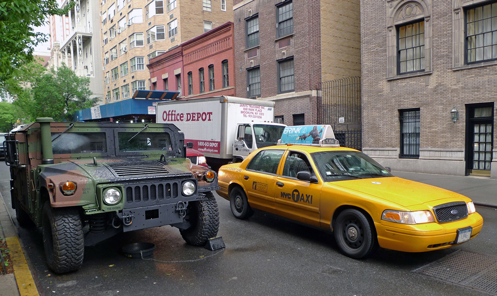 photo ""Martial law"" tags: city, technics, New York City