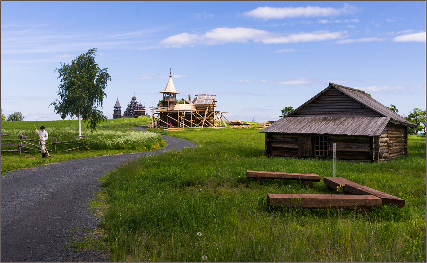 photo "The endless winter, wanted to Kizhi :-)" tags: landscape, architecture, travel, summer, temple