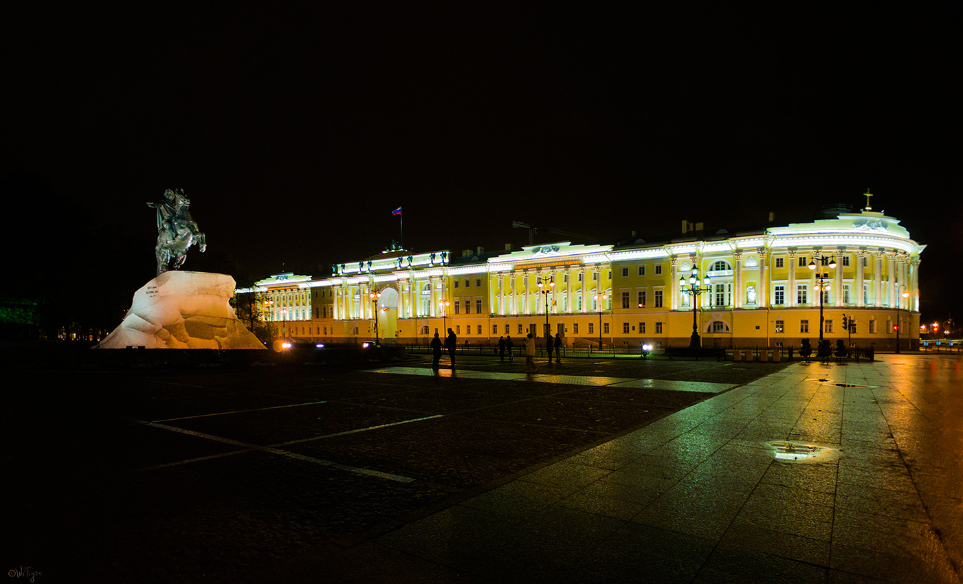 фото "На Сенатской" метки: пейзаж, архитектура, город, здание, ночь, осень