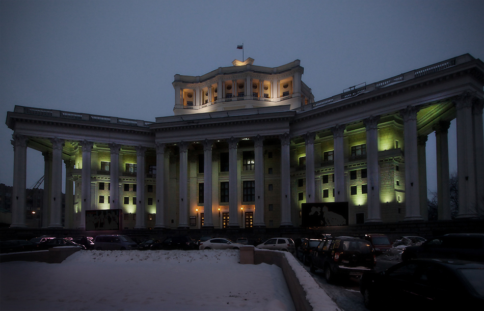 фото "Сумеречный город" метки: город, Москва