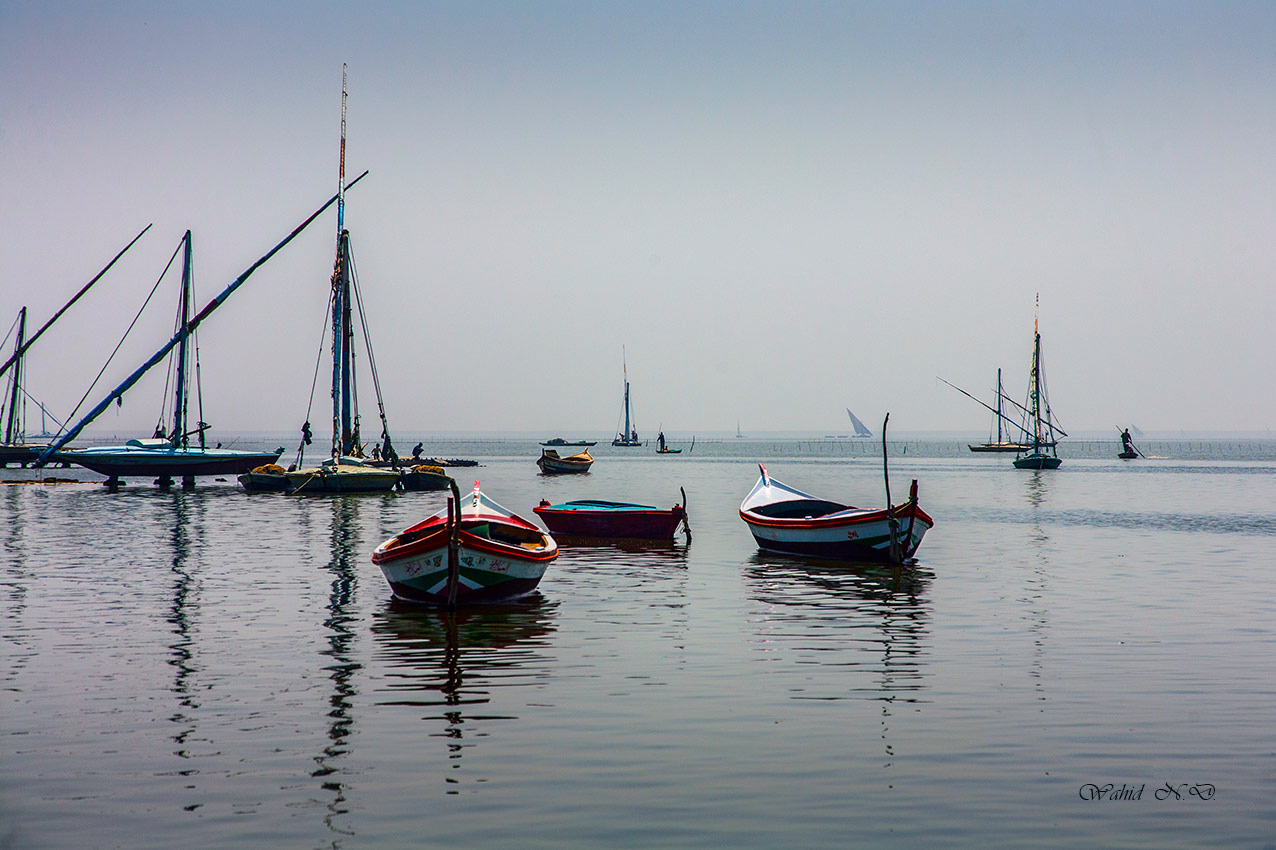 photo "Boats on the lake" tags: landscape, travel, reporting, Africa, water