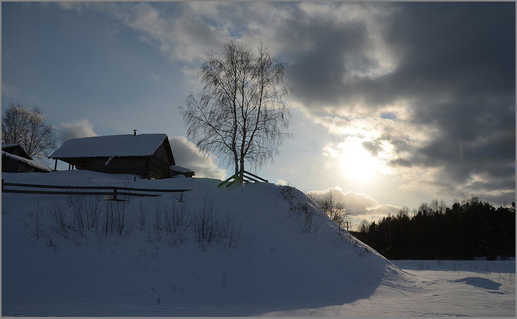 photo "***" tags: landscape, nature, winter, деревня