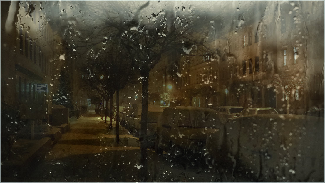 фото "А за окном то снег, то дождь.." метки: разное, foto liubos, Европа, вечер, германия, дождь, улица