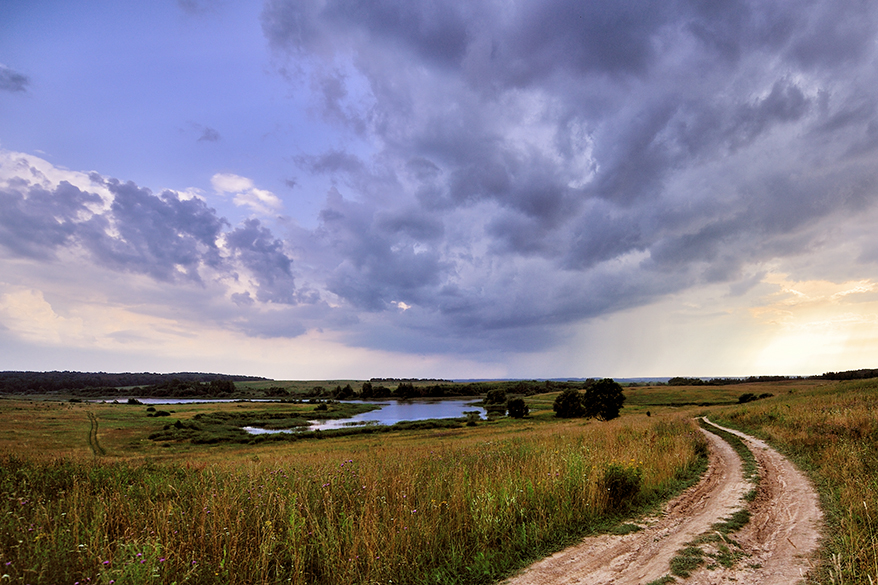 photo "***" tags: landscape, nature, travel, Russia, road, sky, ландшафт, простор