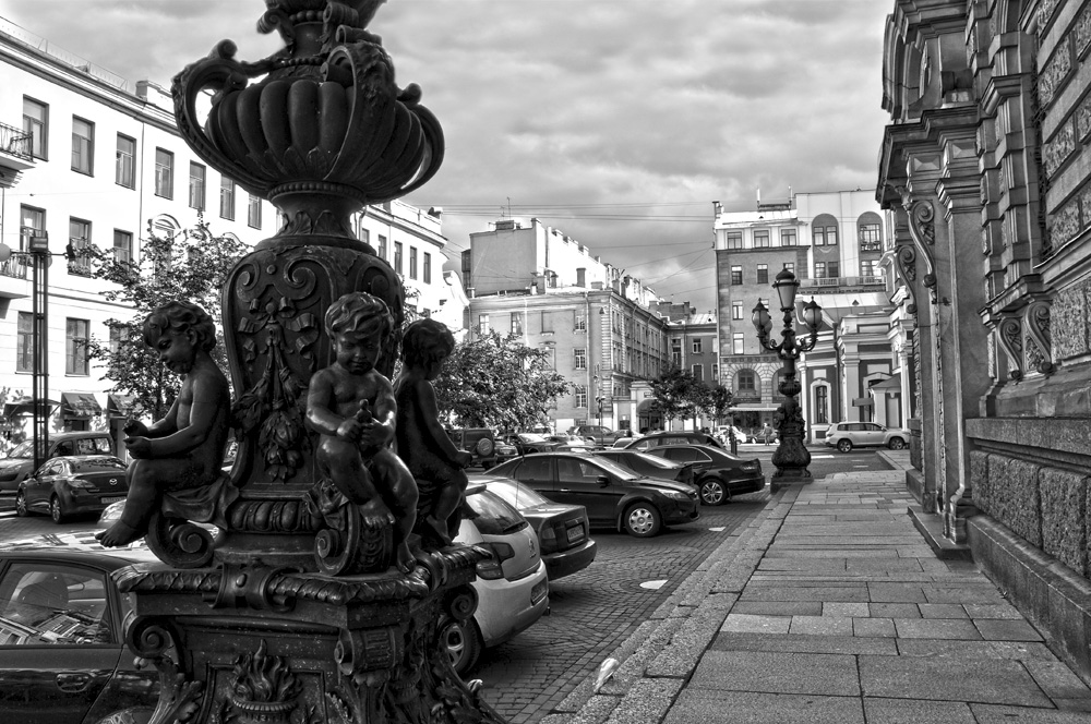 photo "***" tags: architecture, city, black&white, St. Petersburg