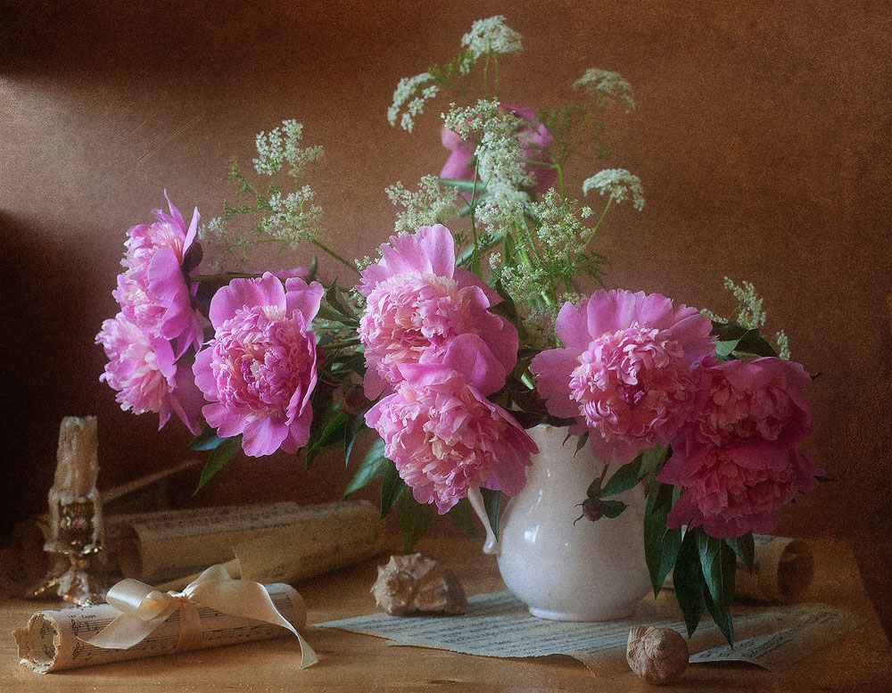 photo "***" tags: still life, flowers, light, still life, summer, букет, пионы, фотонатюрморт