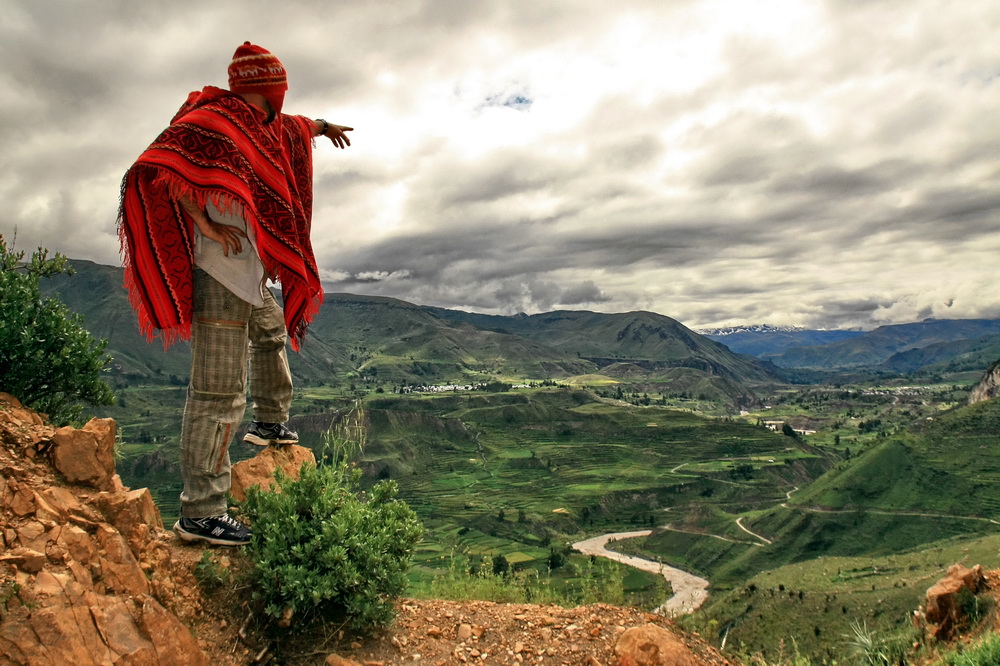 photo "***" tags: landscape, nature, travel, South America, man, mountains