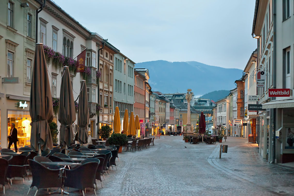 фото "Утро в Филлахе, Австрия" метки: путешествия, город, Villach, Австрия