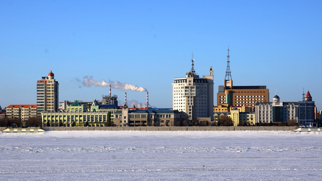 фото "Китайский город ХайХе" метки: пейзаж, путешествия, город, 