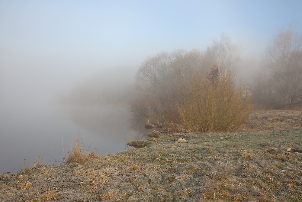 photo "***" tags: landscape, fog, morning, spring, Беларусь, Вилейское водохранилище