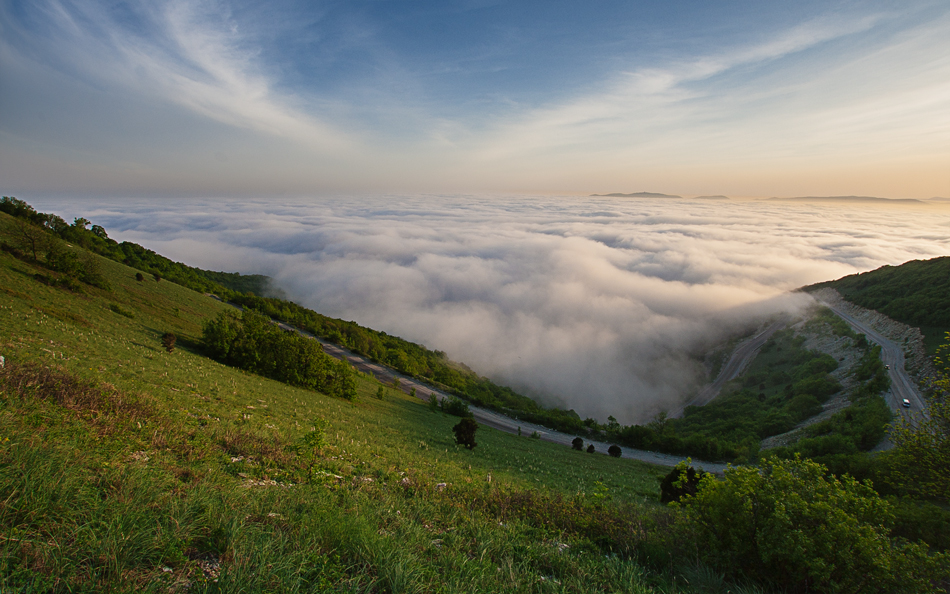 photo "The road into the clouds" tags: landscape, 