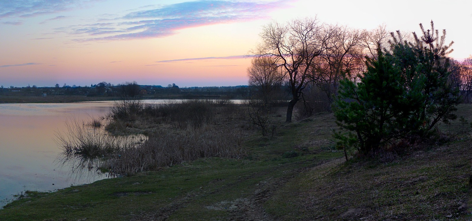 photo "Dawn ..." tags: landscape, lake, spring, sunrise