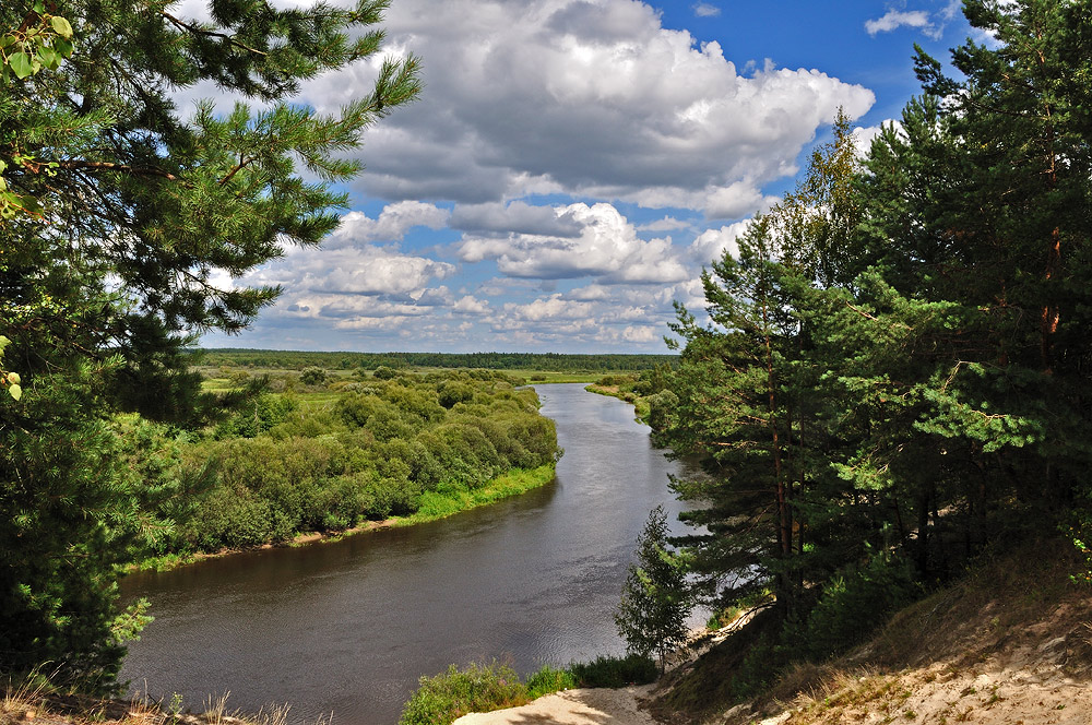 photo "***" tags: landscape, clouds, summer, water